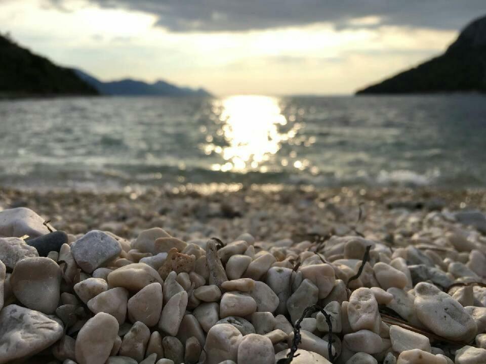 Apartmani Kremena Small Beach 200M Klek Exteriör bild